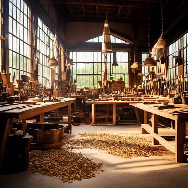 Werkstatt der Schreinerei Weber in München