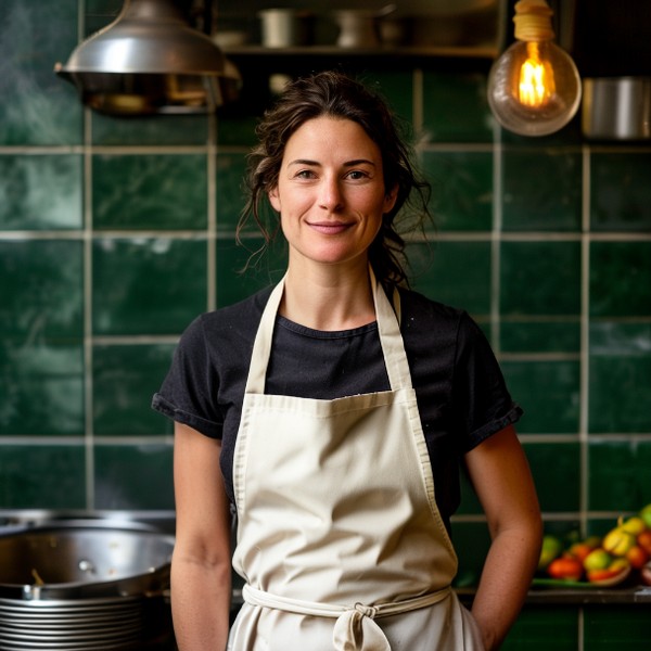 Elena Conti, Küchenchefin der Trattoria Pino