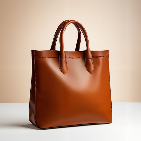 Leder Shopper